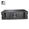 ZSOUND dual 12 inch LF, 10inch MF, 3 HF line array box speaker with enclosure